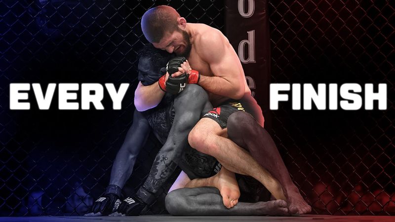 EVERY Khabib Nurmagomedov Finish 🦅