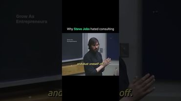 Why Steve Jobs Hated Consulting 👀