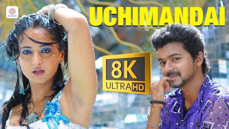 Uchimandai 8K/4K Video Song | Vettaikaaran | Vijay, Anushka | Vijay Antony