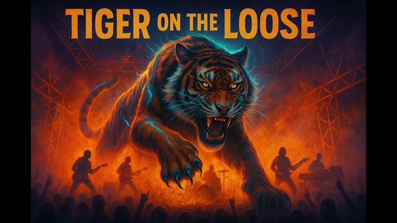 Tiger on the Loose - AI Blues Rock & Hard Rock Anthem