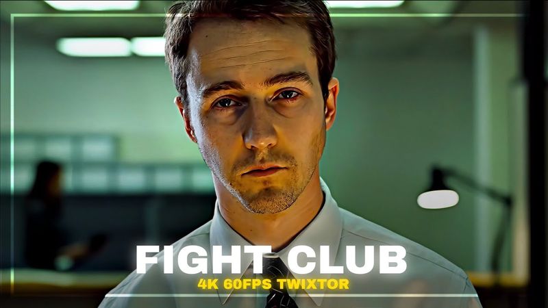 Fight Club 4K Scene Pack || 4K 60fps Twixtor || Fight Club || Tyler Durden || Fight Club Twixtor