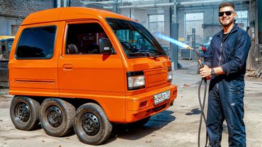 Построил САМУЮ КОРОТКУЮ 6х6 МАШИНУ В МИРЕ из ДИМАСИКА для КУВЫРКОВ!