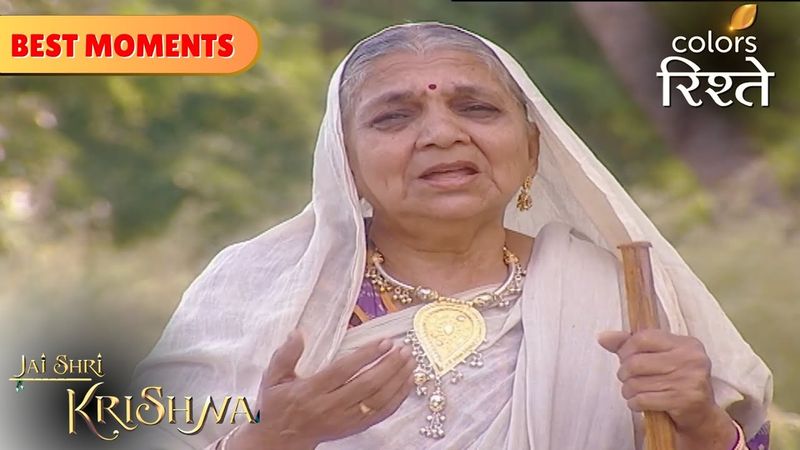 Blind grandmother asks Krishna's help | jai Shri Krishna | Colors Rishtey