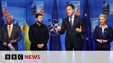 Nato leaders discuss Ukraine war at summit | BBC News