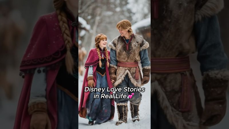 Disney Love Stories in Real Life! 💕#disney