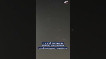 Iranske rakete snimljene iz Dohe