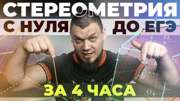 Стереометрия с нуля и до уровня ЕГЭ за 4 часа | Вся теория и задачи по №14 | Математика профиль