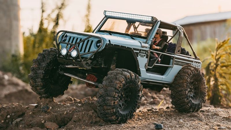 1/10 Scale RC : Jeep Wrangler Rubicon JK Custom - SCX10 III / Rc 4X4 Off Road