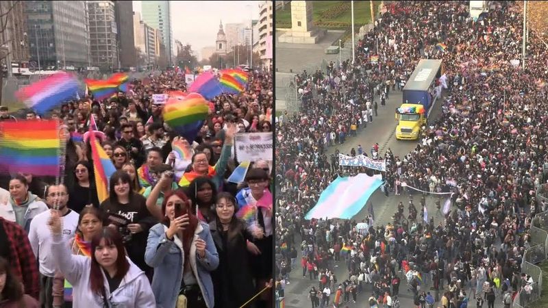 Chile's Pride March draws thousands to Santiago's streets | AFP