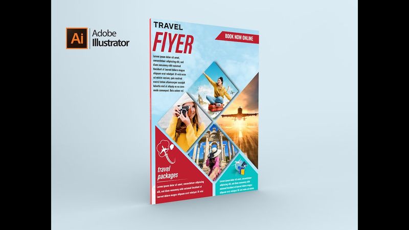 Creative Flyer Design In Adobe Illustrator Tutorial