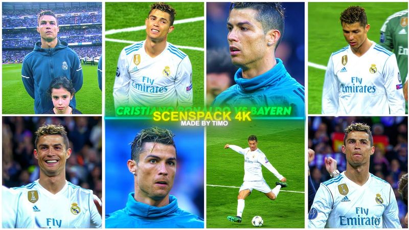 Cristiano Ronaldo Vs Bayern Munich / RARE CLIPS ● SCENEPACK 4K ( With AE CC and TOPAZ )