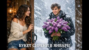 АХ,  КАКАЯ   КЛАССНАЯ   ПЕСНЯ - БУКЕТ  СИРЕНИ   В   ЯНВАРЕ!