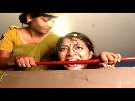 Tied and tortured in lock-up by lady cop