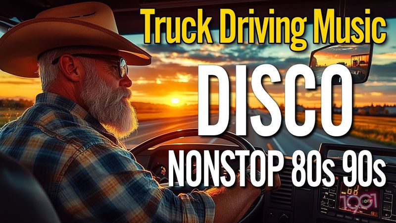 Nonstop 80s 90s Italo Disco Instrumental Megamix - Truck Driving Music for Relaxing Highway Trips
