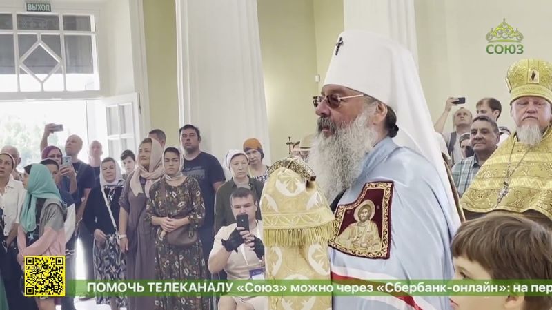 Божественная литургия в храме-памятнике павшим воинам в честь Нерукотворного Образа Спасителя