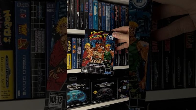 The best of both worlds! #sega #retrogaming #streetfighter