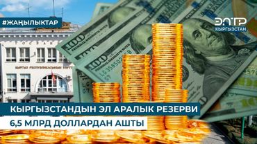 КЫРГЫЗСТАНДЫН ЭЛ АРАЛЫК РЕЗЕРВИ 6,5 МЛРД ДОЛЛАРДАН АШТЫ