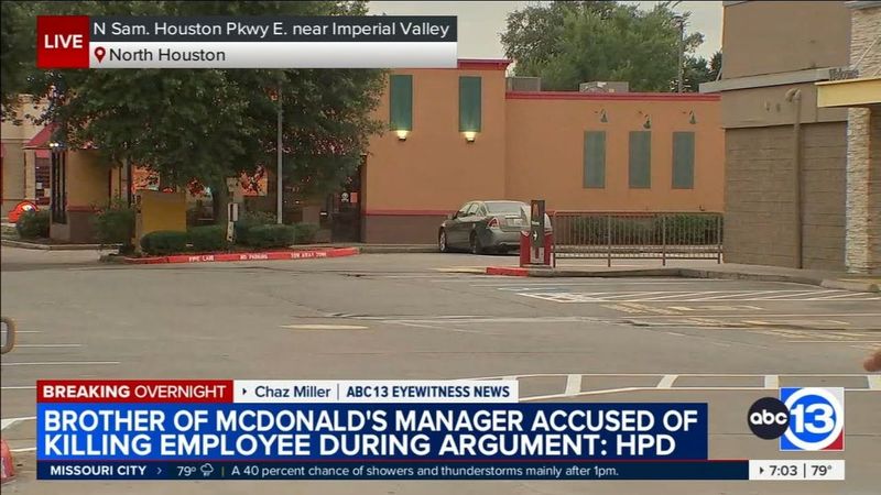 McDonald's employee shot and killed by manager's brother