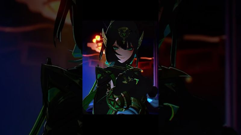 Яркая и опасная💚#genshinimpact #genshinimpactedit #nefer #геншин #нефер #геншиимпакт #нодкрай