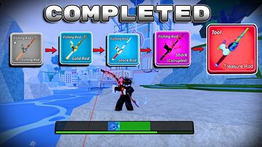 Getting EVERY Fishing ROD In Bloxfruits Fishing UPDATE 💀