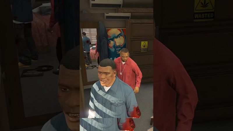 Saving the game when an NPC is ATTACKING you?🤔 #gta