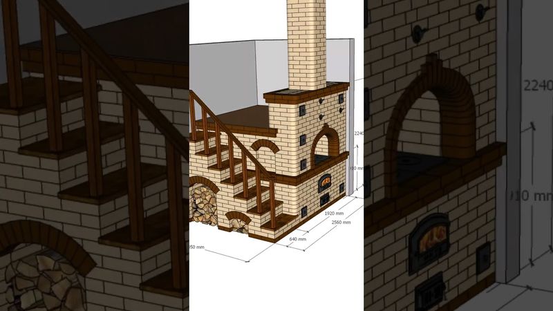 Русская печь «Теплушка» с варочной плитой #печь #русскаяпечь #печьсвоимируками