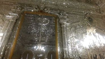 The Mirror Hall, Golestan Palace, Tehran, Iran. Construction 1797-1834. Ayneh-Kari.