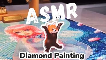 Super Satisfying ASMR✨Diamond Painting Relaxation💎No Talking
