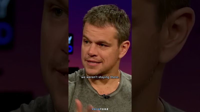 Matt Damon Discovers Fear of Heights