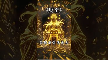 《道家財至咒》如果你經常財運不順！常默唸這段口訣，心靈財至！八方來財！#國學文化 #財神 #財源廣進好運連連 #諸事順利#正能量 #道家文化 #運勢 #風水 #財運 #玄學 #轉運