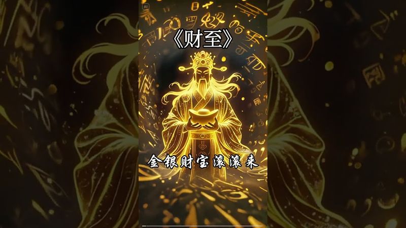 《道家財至咒》如果你經常財運不順！常默唸這段口訣，心靈財至！八方來財！#國學文化 #財神 #財源廣進好運連連 #諸事順利#正能量 #道家文化 #運勢 #風水 #財運 #玄學 #轉運