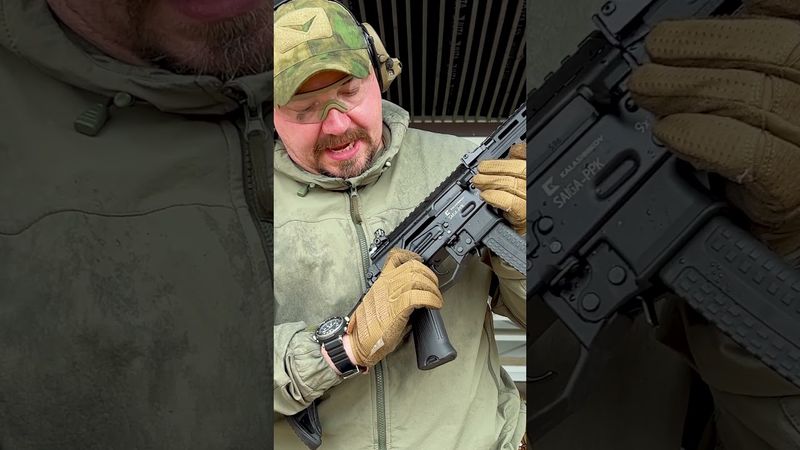 Новая Сайга ППК – гражданский карабин из пистолета-пулемета ППК-20 от Концерна Калашников  #shorts