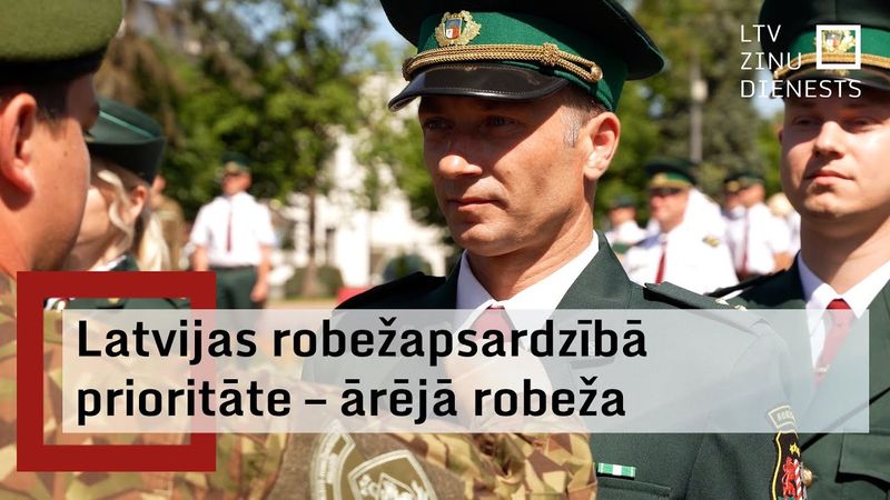 Jaunie robežsargi saņem leitnanta pakāpi, lielākā daļa apsargās Latvijas–Baltkrievijas robežu
