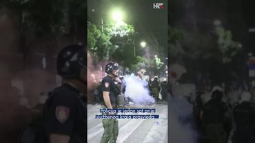 Sukob na prosvjedu u Beogradu
