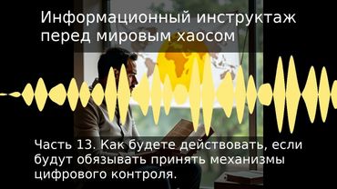 Часть 13. Как будете действовать, если будут обязывать принять механизмы цифрового контроля