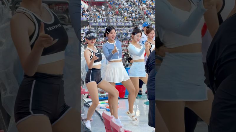 세 분 아웃송 조합 좋다 #김진아 #김진아치어리더#김정원 #김정원치어리더#이금주 #이금주치어리더#ktwiz #kt위즈 #kt위즈치어리더