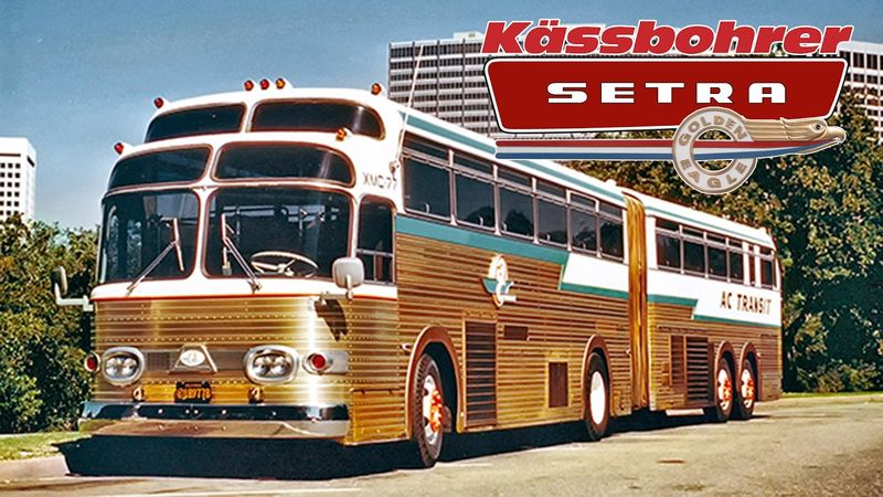 Американская Сочленёнка - Kässbohrer Setra Super Golden Eagle  и другие автобусы-гармошки для США