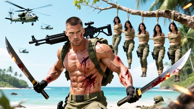 Action Hit! Enemy uses a girl as bait, Special Forces soldier infiltrates their camp,wipes them out!