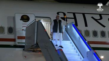Indian Prime Minister Narendra Modi arrives in Rio for BRICS summit | AFP