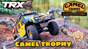 RC Traxxas TRX4 Land Rover Defender scale 1/10 camel trophy
