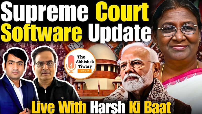 CJI जस्टिस गवई VS राष्ट्रपति द्रौपदी मुर्मू | Harsh Ki Baat | The Abhishek Tiwary Show |