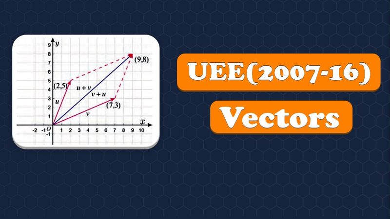 UEE 2007-2016 + Matric Questions  |  Vectors  ከሚያስገርም ማብራሪያ ጋር | Grade 11  Physics Unit 2