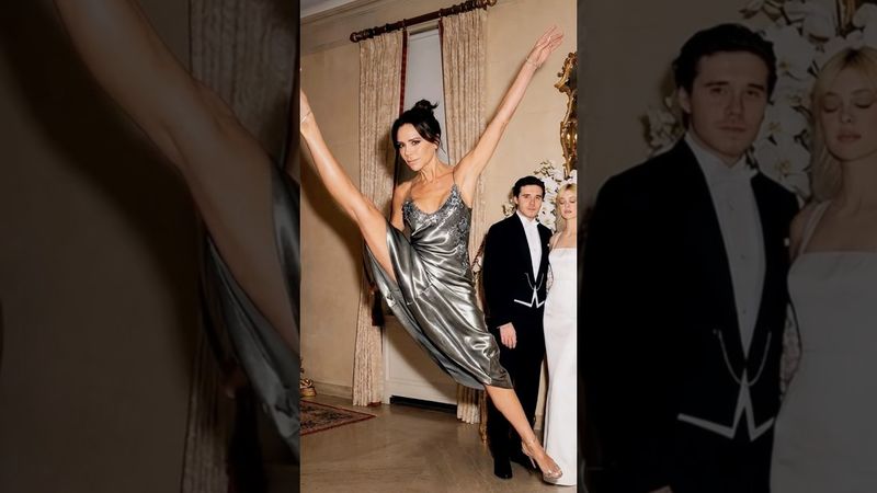 Footage of the Brooklyn Beckham First Dance #victoriabeckham #shorts #comedy