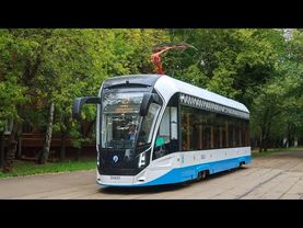 Поездка на трамвае 71-911ЕМ «Львёнок» №30633 №10 Улица Кулакова-м.Щукинская