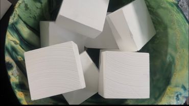 Green Pasted Bowl + Fresh Gym Chalk = Pure ASMR Bliss ✨🍃