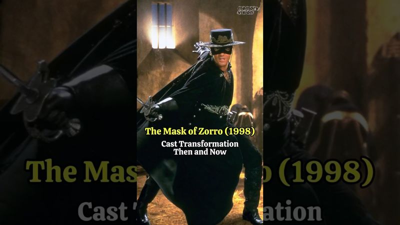The Mask of Zorro (1998) - Amazing Cast Transformation Then and Now