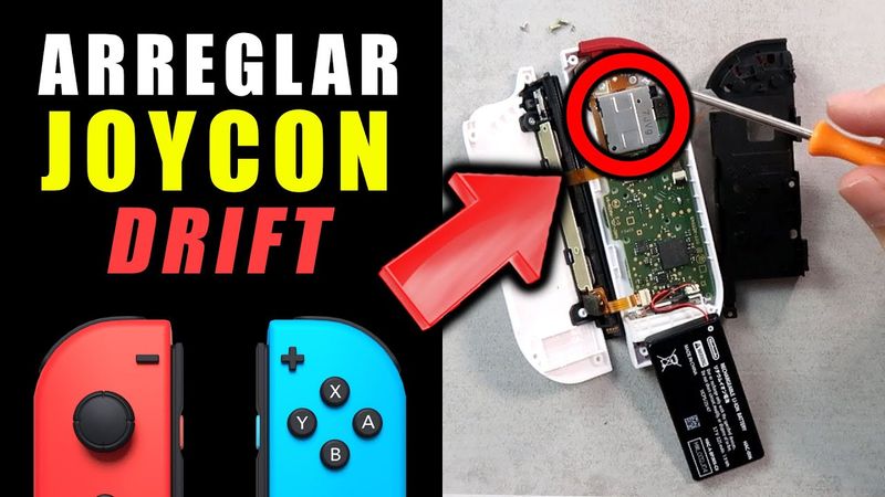 reparar el JOYCON DRIFT (se mueve solo) ✔️ MUY FÁCIL - SOLUCIÓN DEFINITIVA para Nintendo SWITCH