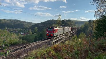 Грузовые поезда. Тоннели. Джебская петля. "Чертов мост"
