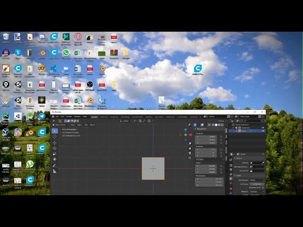 Создание точных моделей по чертежам в Blender 2.8