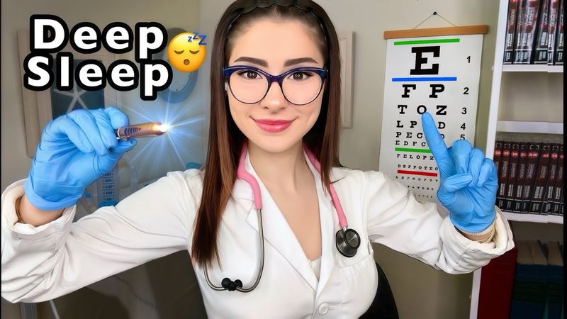 ASMR The Most DETAILED Cranial Nerve Exam Roleplay 👩‍⚕️ Doctor Exam, Ear, Eye & Hearing Test
